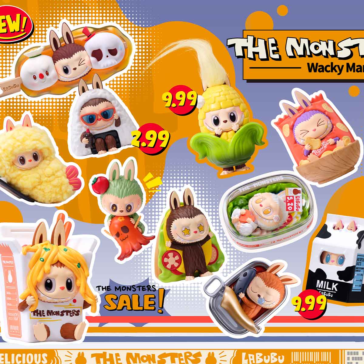 THE MONSTERS Wacky Mart Series Blind Box