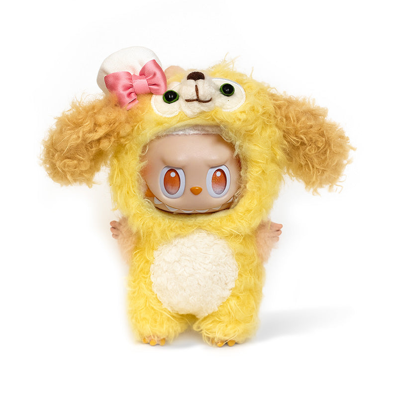 Labubu Outfit - Yellow Cook Hat Set