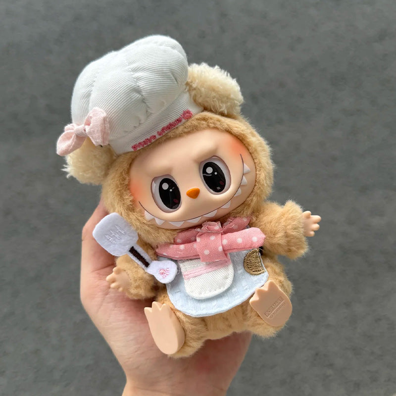 Labubu Fashion Outfit - A chef hat, apron, and spatula set