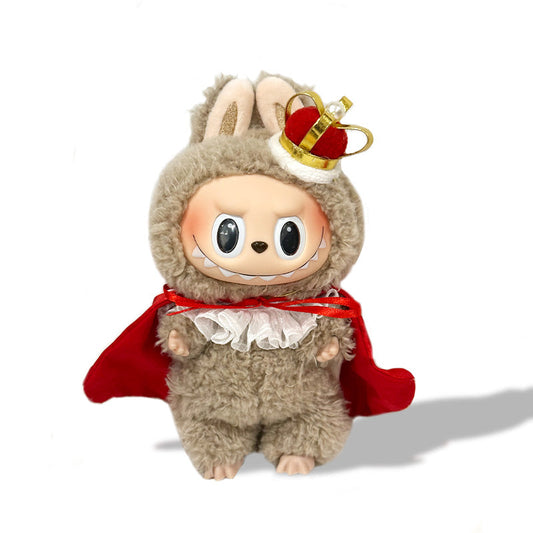 Labubu Fashion Outfit - King’s crown + King's cloak