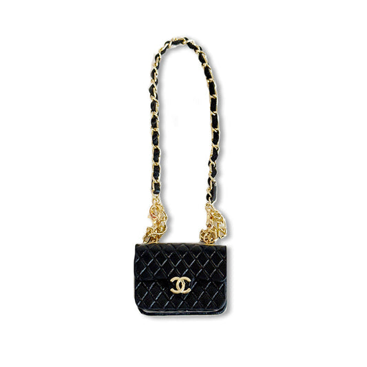 Fashion Dress - Black Chanel Style Bag