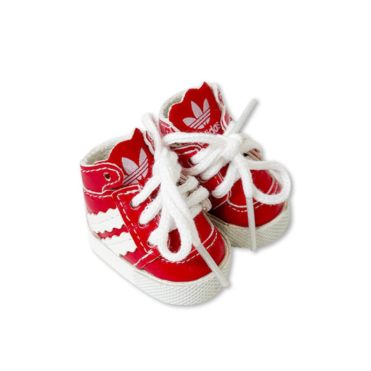 Fashion Dress - Red and white sneakers