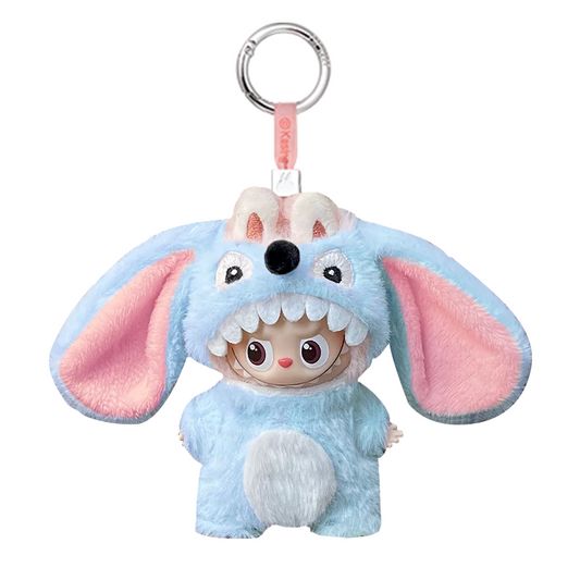 Labubu Pin for Love (mini) Outfit - Blue Cute Fluffy Outfit