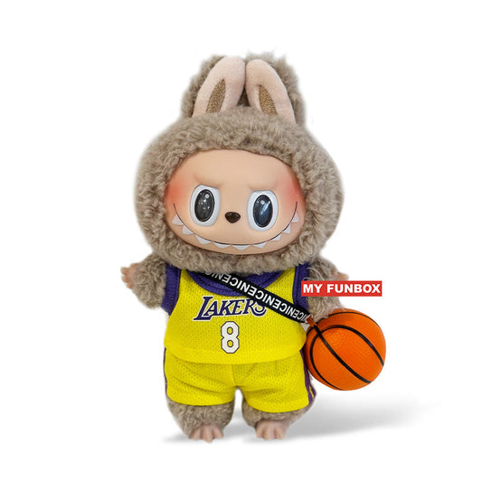 Labubu Outfit - Yellow Jersey + Basketball