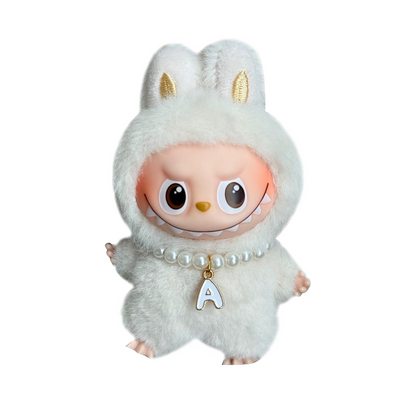 Labubu Pin for Love letter necklace