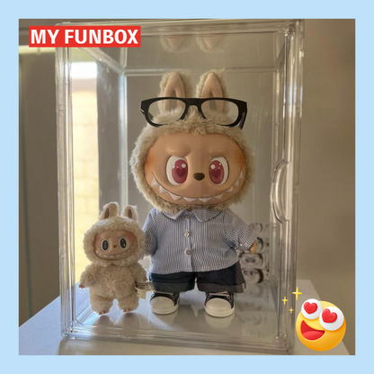 Transparent Display Box for 400% Labubu - 40cm Height Version