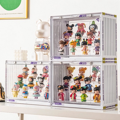 Three-Level Collectibles Display Box - White