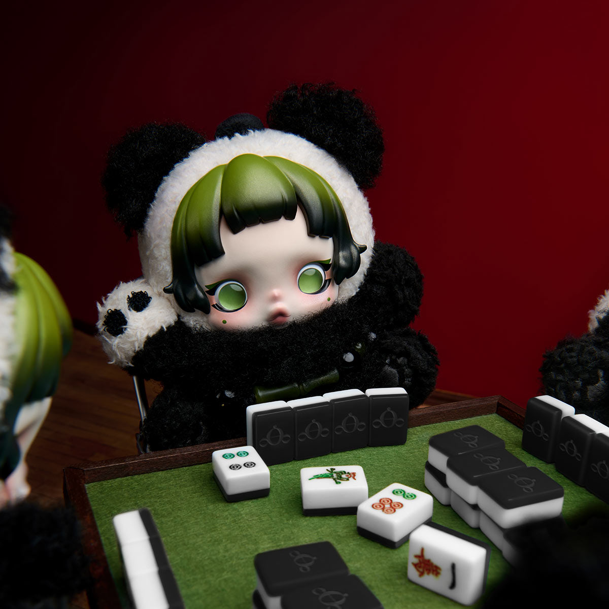 SKULLPANDA Lazy Panda Plush Doll Pendant (Pre-order 1-2 weeks arrive)