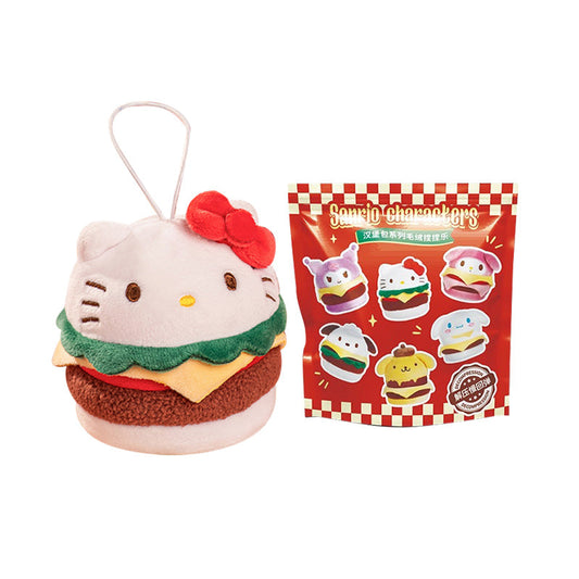 Sanrio Hamburger Series Plush Squeezy blind bag