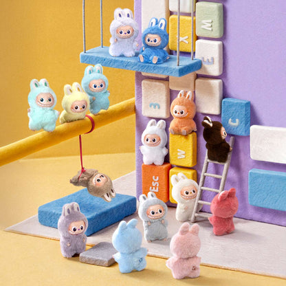 POPMART Mini Labubu PIN FOR LOVE SERIES - Vinyl Plush Pendant blind box (A-M)