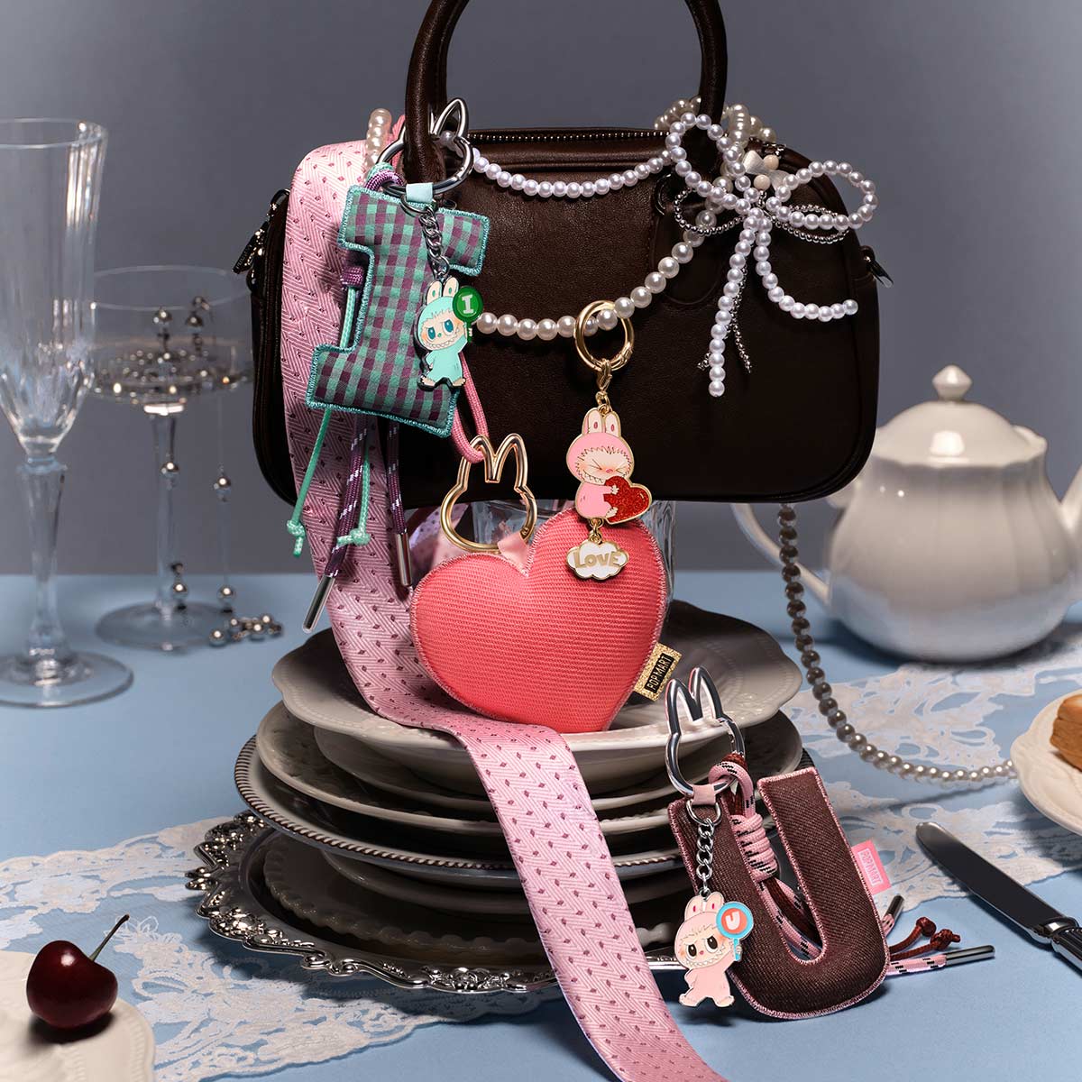 POPMART Labubu Pin for Love Series- Letter Pendant Blind Box (N-Z)