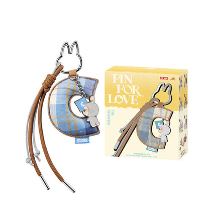 POPMART Labubu Pin for Love Series- Letter Pendant Blind Box (A-M）