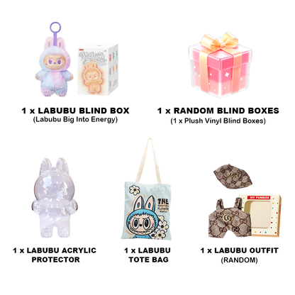 THE MONSTERS Big into Energy Lucky Bag 100% Authentic