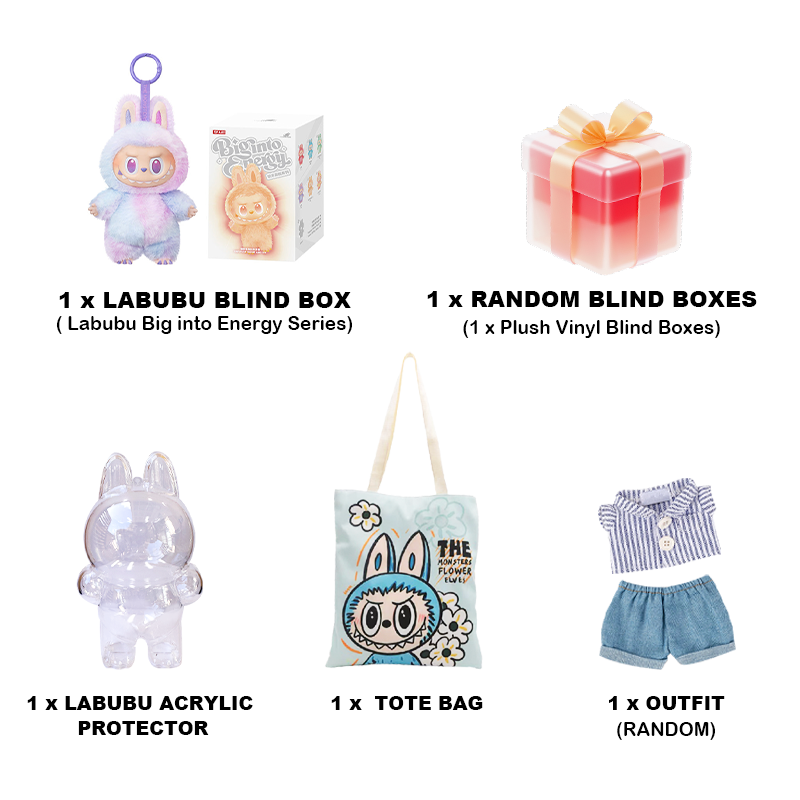 Labubu Big into Energy Lucky Bag 100% Authentic