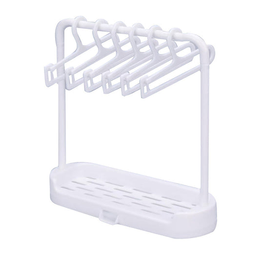 1 Toy Clothing rack + 5 Clothing Hangers