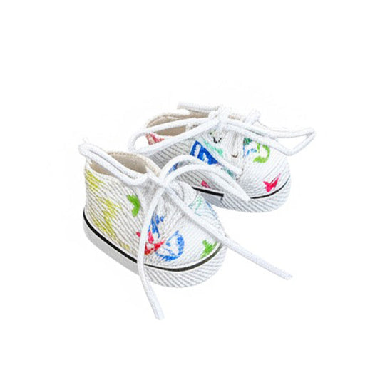 Fashion Dress- LV style White Colour Shoes