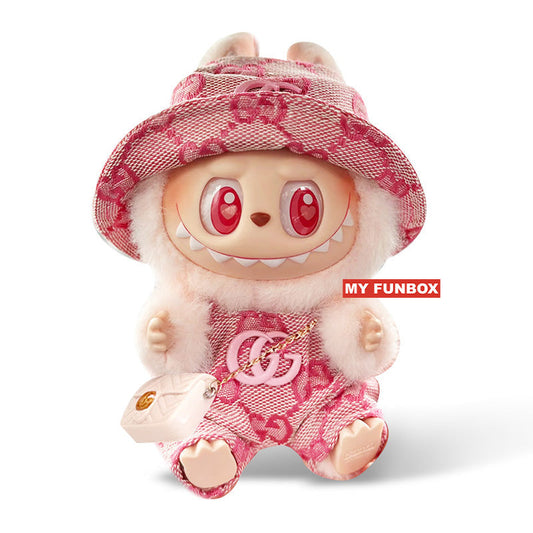 Fashion Dress - Gucci Style Pink overalls + Pink hat + Bag
