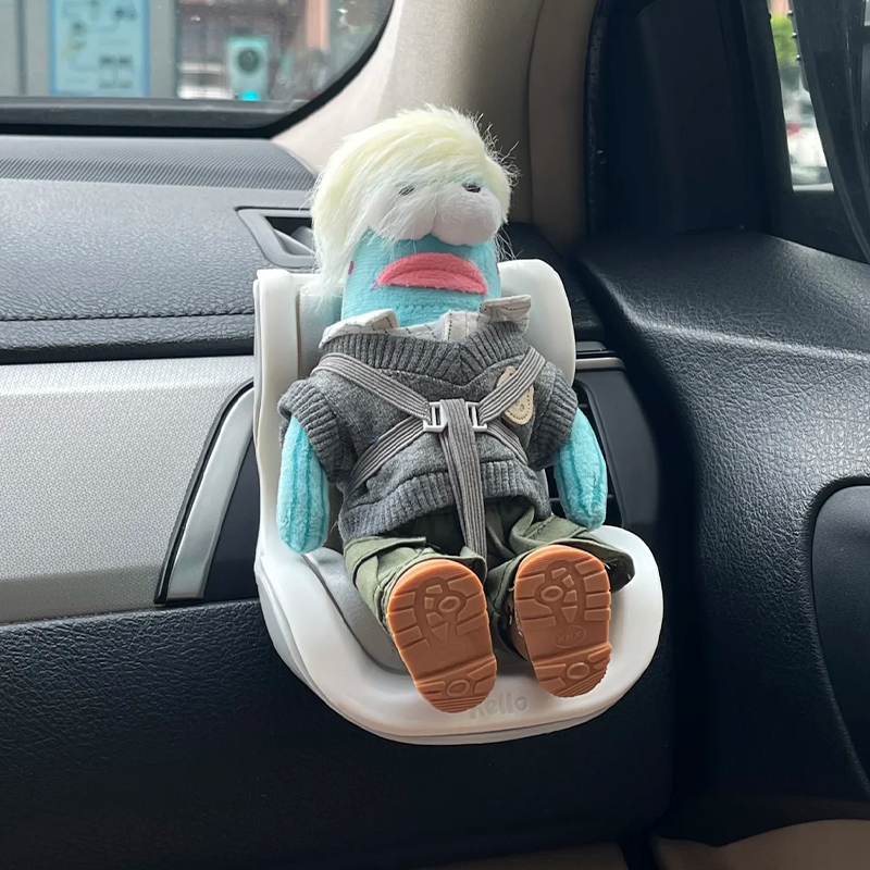 Premium Acrylic Toy / Labubu / Crybaby Car Seat